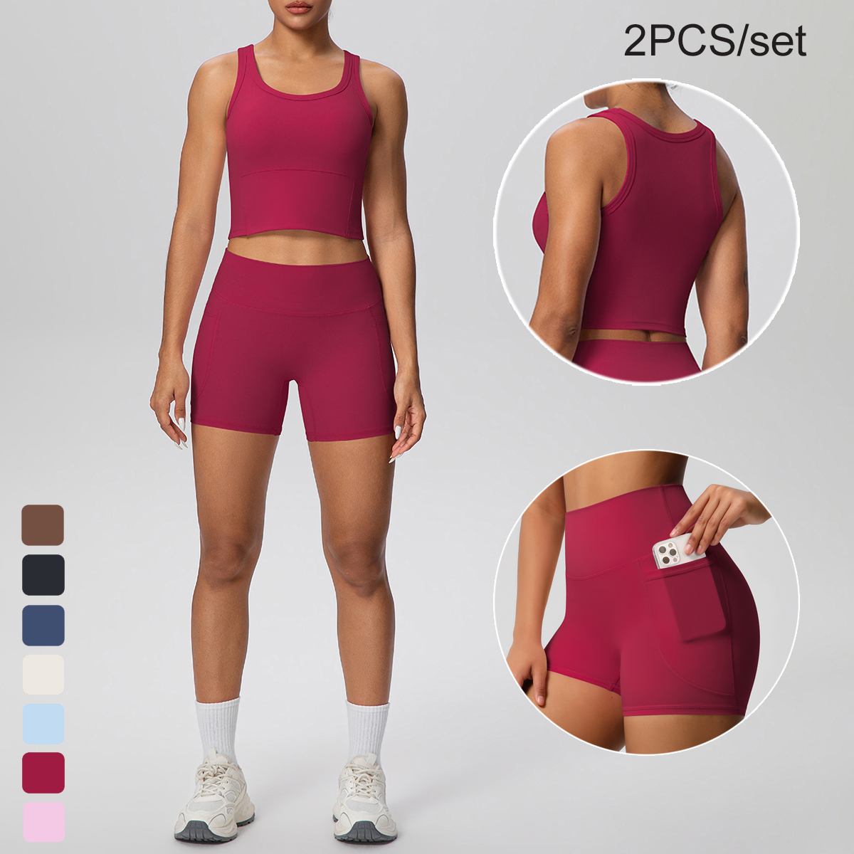 Quick Dry Underwear - 2PCS Women Summer Fitness Sports Yoga