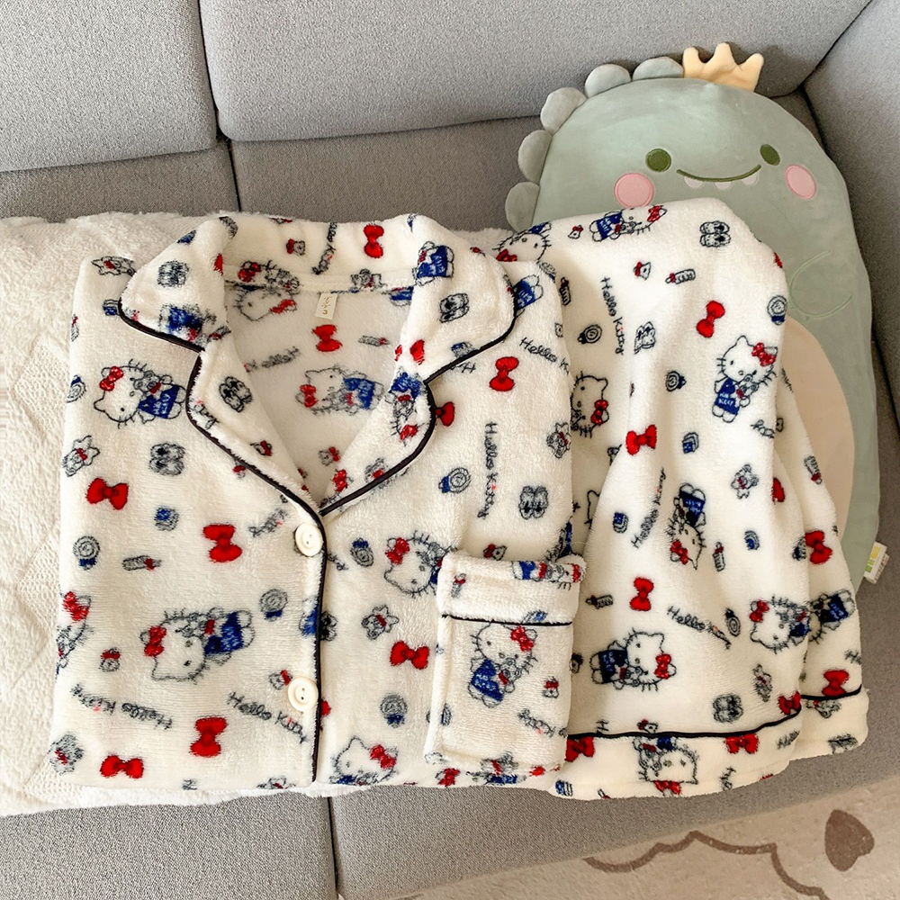 Thermal Long John - Sanrio Hello Kitty Flannel Women's Pajamas