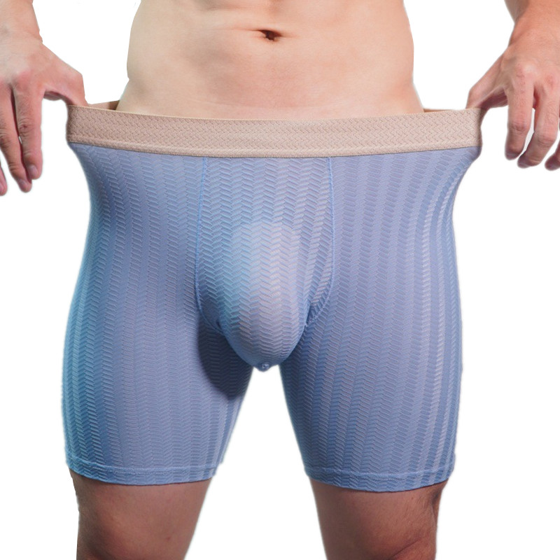 Mens Boxer Shorts Homme Nylon  - Long Leg Trunk Men incelemesi ve fiyatı