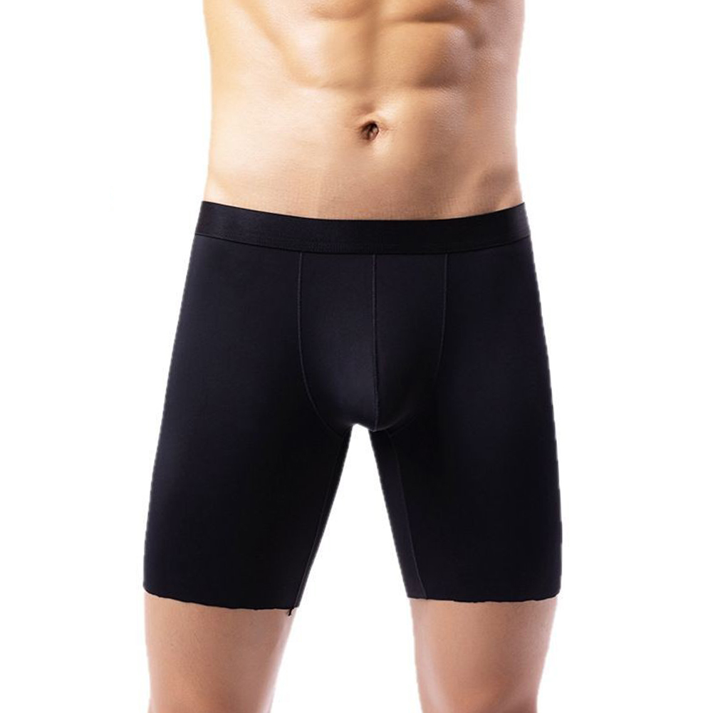Men Ice Silk Long Leg Shorts B - Long Leg Trunk Men incelemesi ve fiyatı