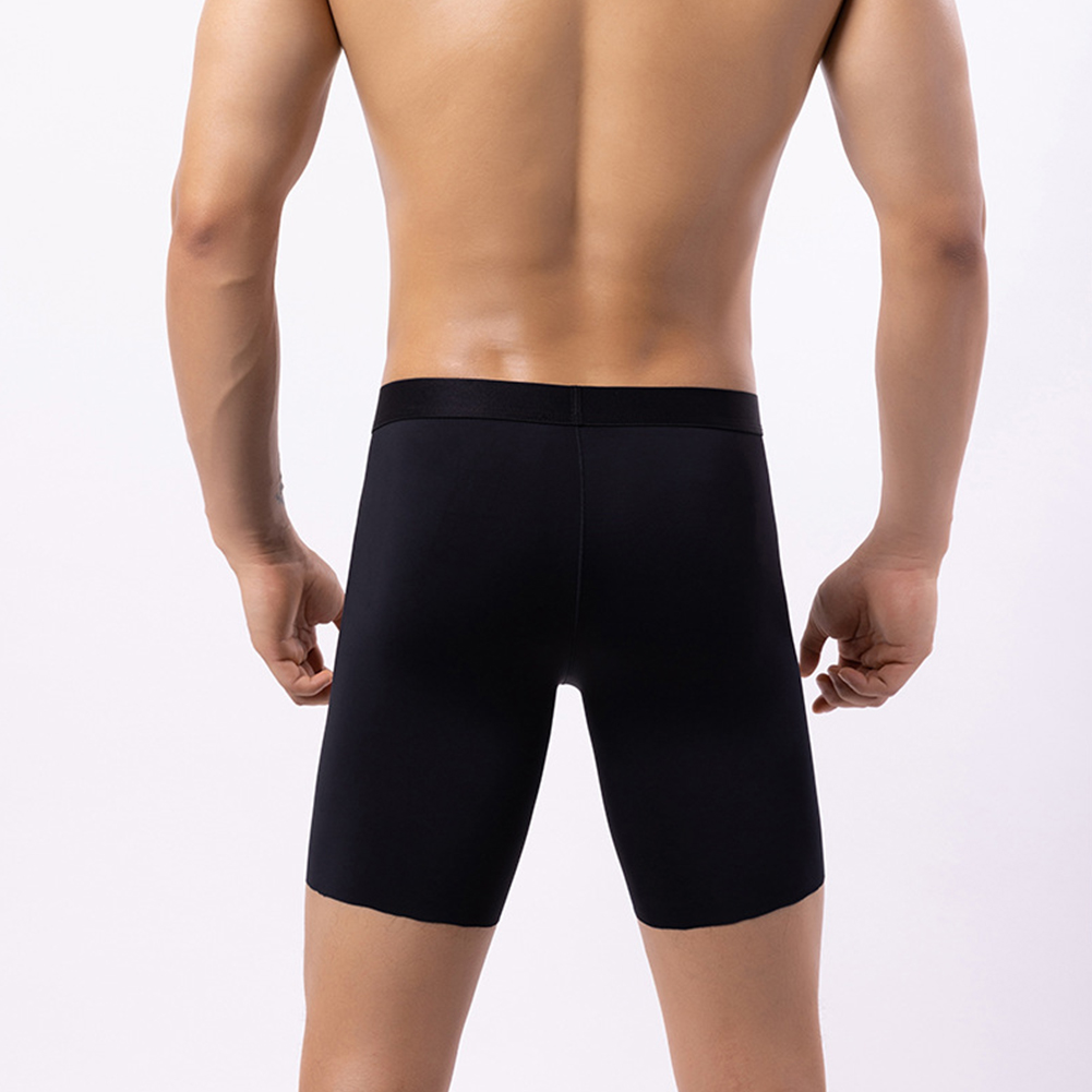 Men Ice Silk Long Leg Shorts B - Long Leg Trunk Men incelemesi ve fiyatı