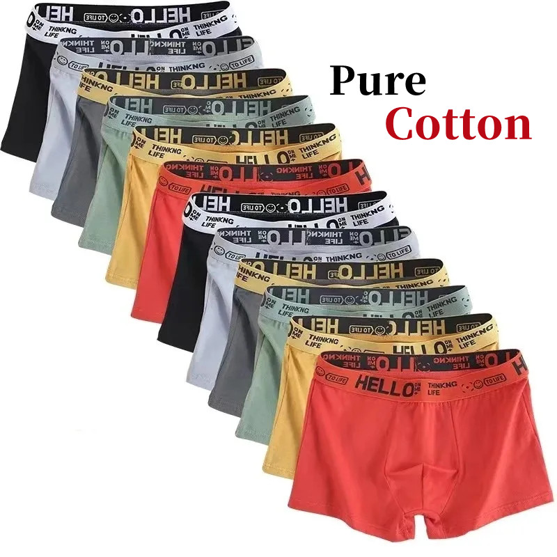 10Pieces/ Men's Underwear Men  - Boxer Brief Pack Cotton incelemesi ve fiyatı