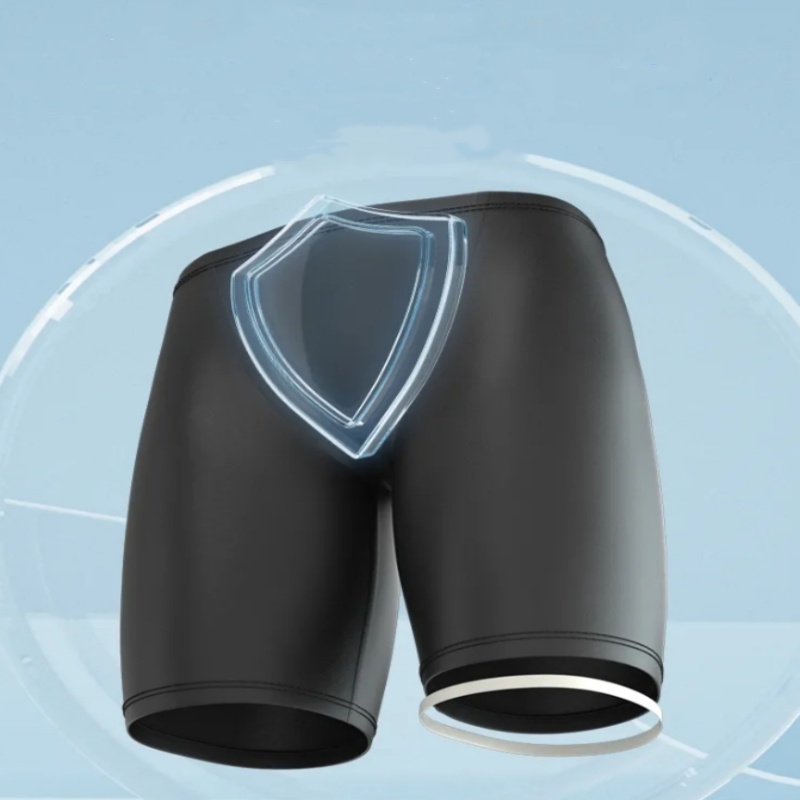 Men Boxers Shorts Silicone PU  - Pouch Boxer Pouch incelemesi ve fiyatı