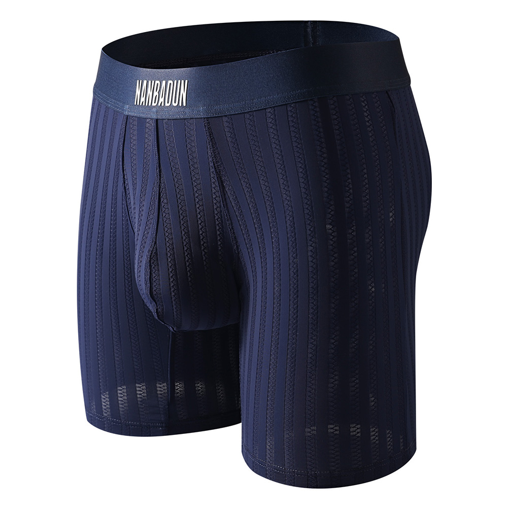 Men Ice Silk Long Leg Shorts B - Long Leg Trunk Men incelemesi ve fiyatı