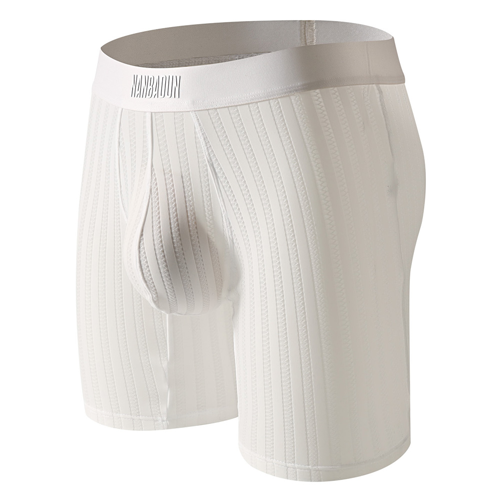Men Ice Silk Long Leg Shorts B - Long Leg Trunk Men incelemesi ve fiyatı