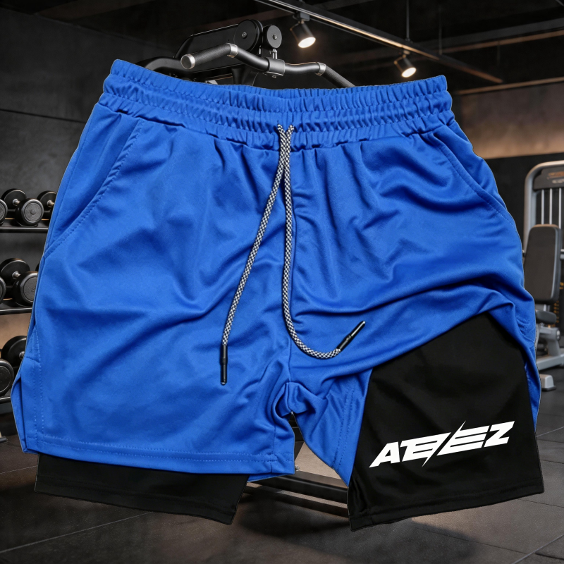 Cross Print 2 in 1 Workout Run - Compression Shorts Athletes incelemesi ve fiyatı