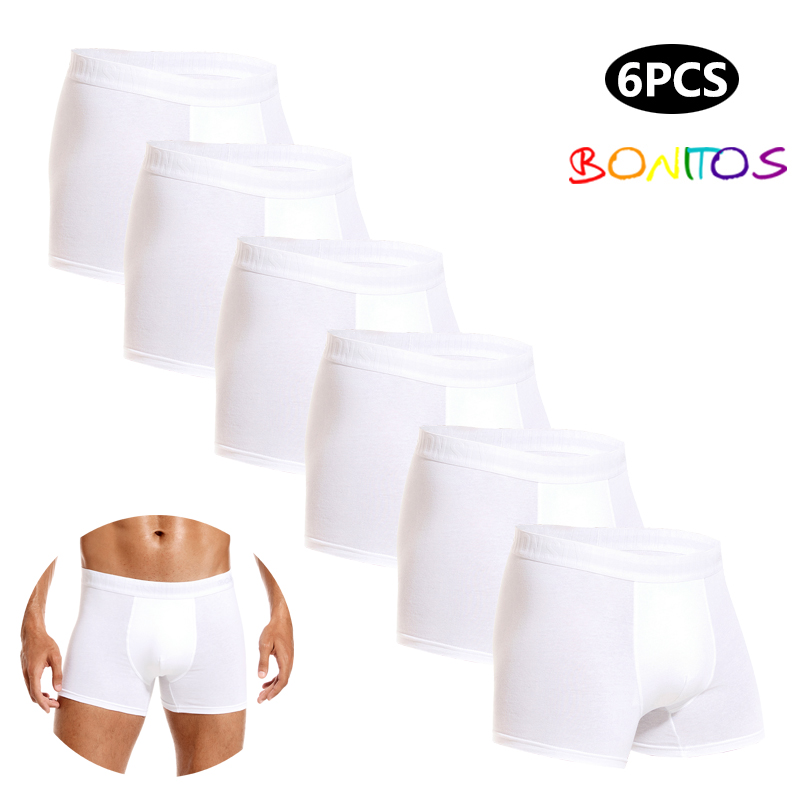 6pcs White Men Panties Cotton  - Multi Pack Underwear incelemesi ve fiyatı
