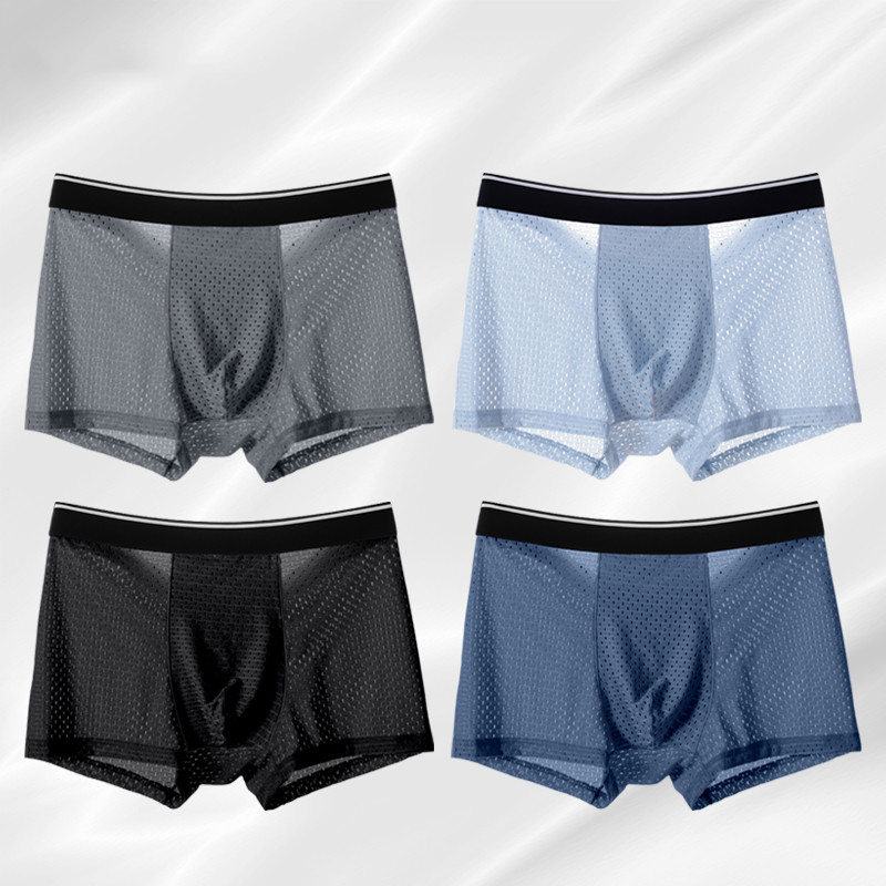 8pcs/Lot Men's Panties Ice Sil - Multi Pack Underwear incelemesi ve fiyatı