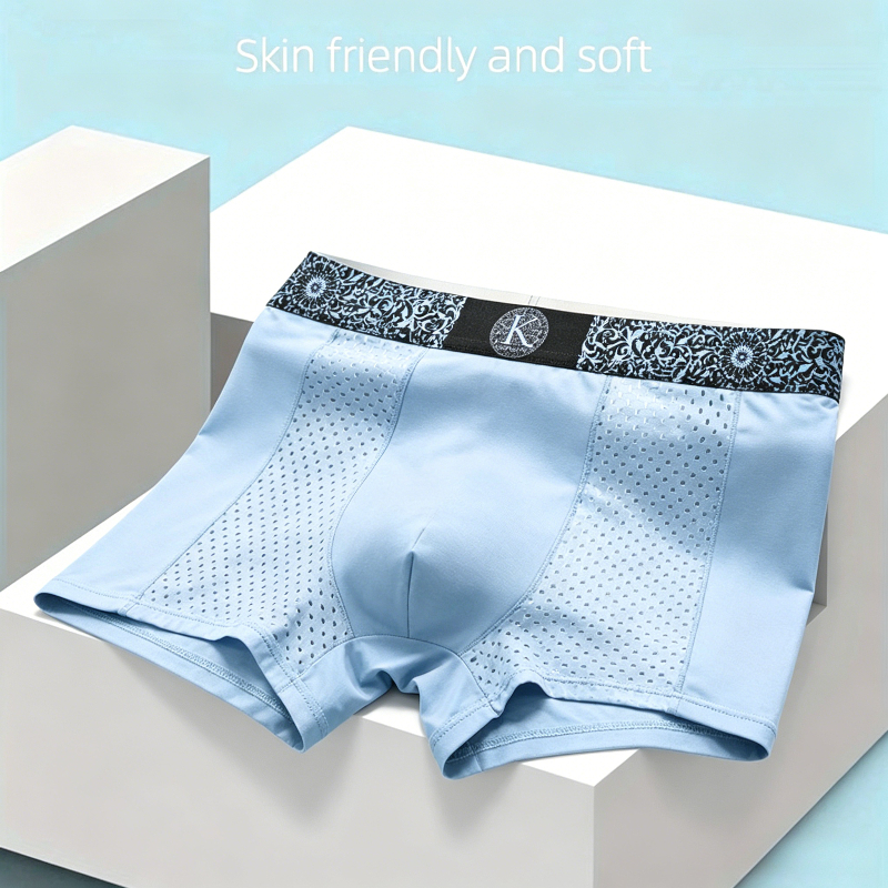 Men's Cool Ice Silk Mesh Boxer - Mesh Sport Boxer incelemesi ve fiyatı