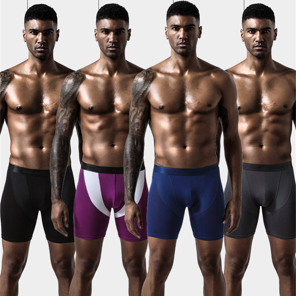 2pcs/Lot underpants leg up lon - Long Leg Trunk Men incelemesi ve fiyatı