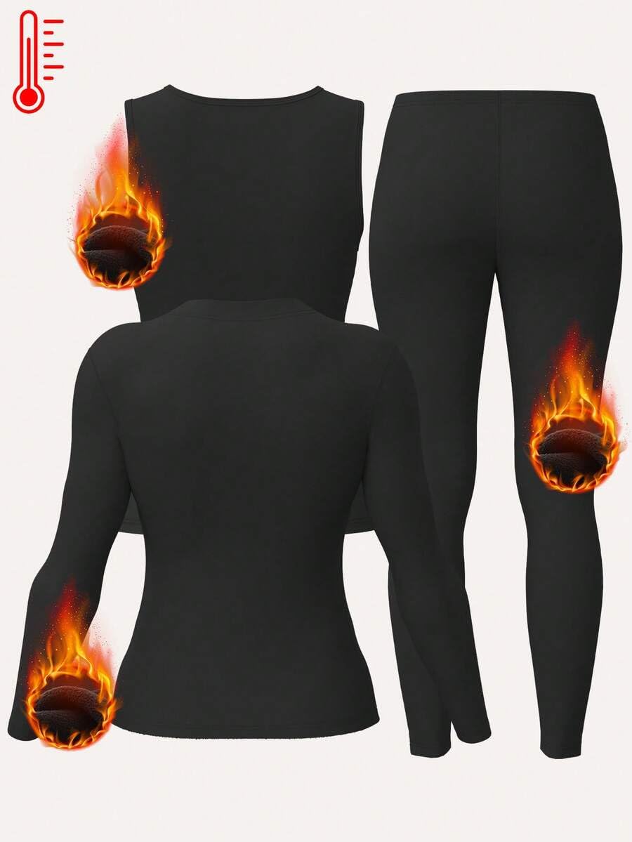 3pcs Women's Thermal Lined The - Quick Dry Underwear incelemesi ve fiyatı