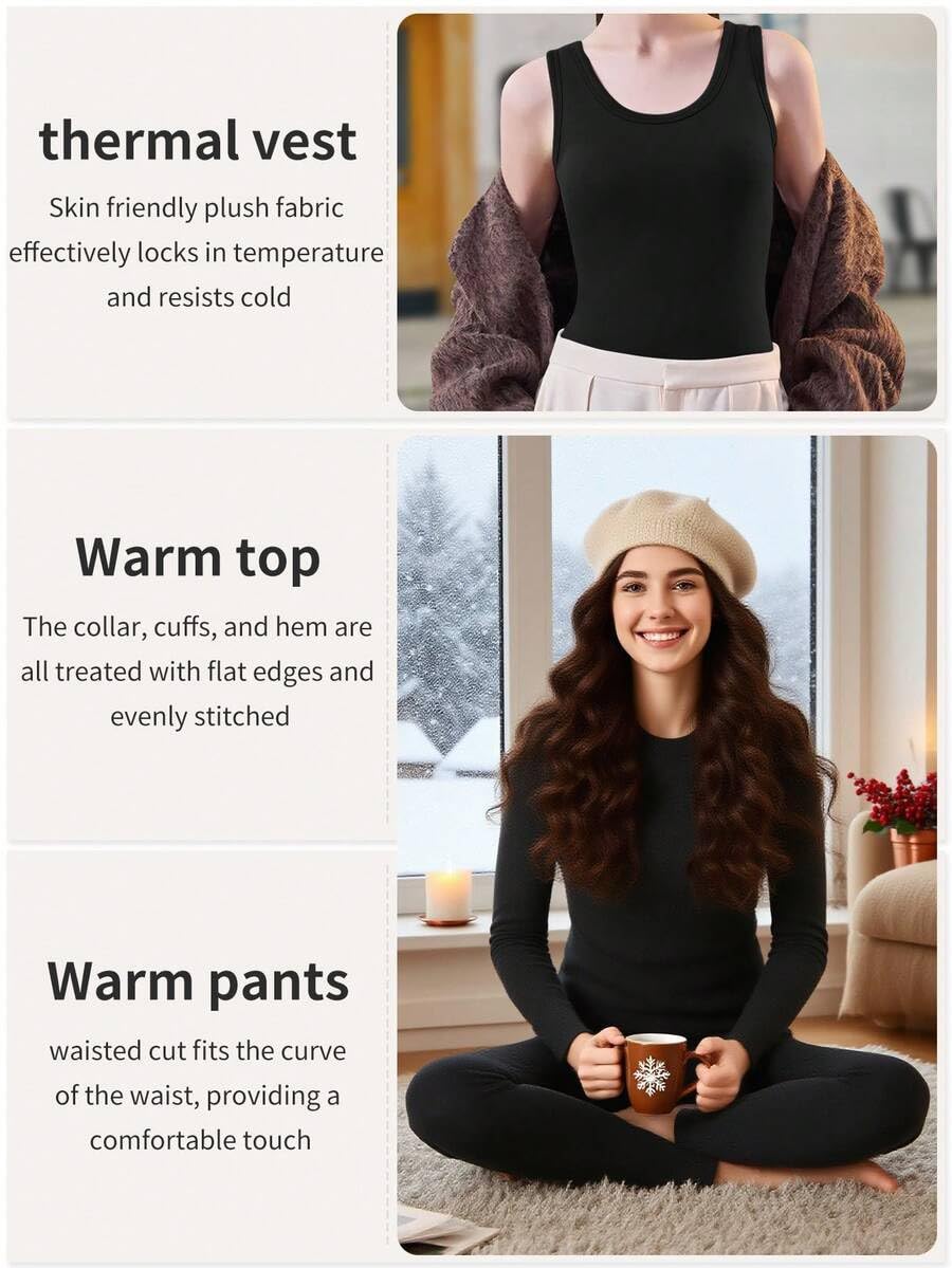 3pcs Women's Thermal Lined The - Quick Dry Underwear incelemesi ve fiyatı