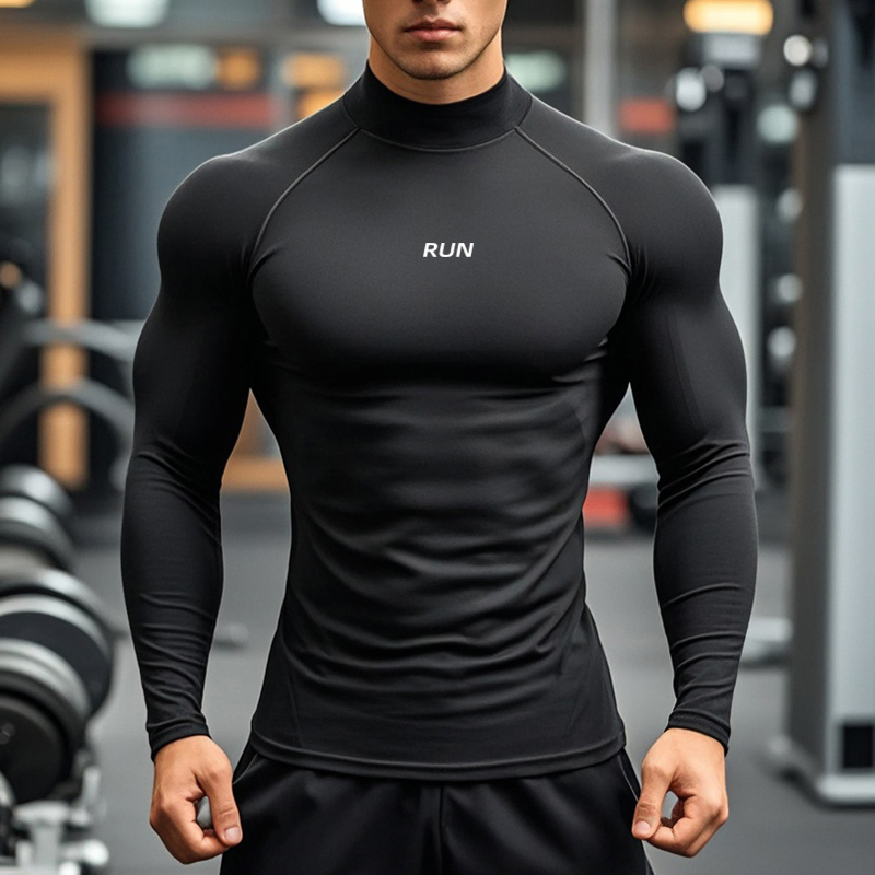 Men's Running Turtleneck Quick - T Shirt Tight Fit incelemesi ve fiyatı
