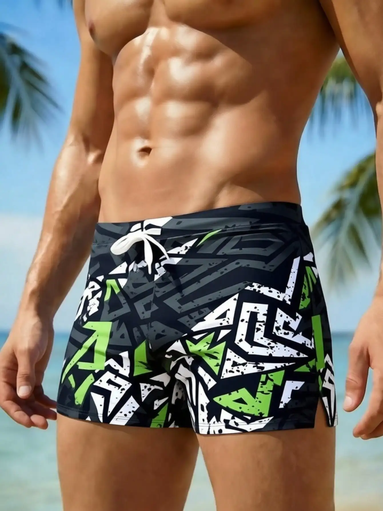 Men's Fashion Printed Pattern  - Bamboo Fiber Trunk incelemesi ve fiyatı