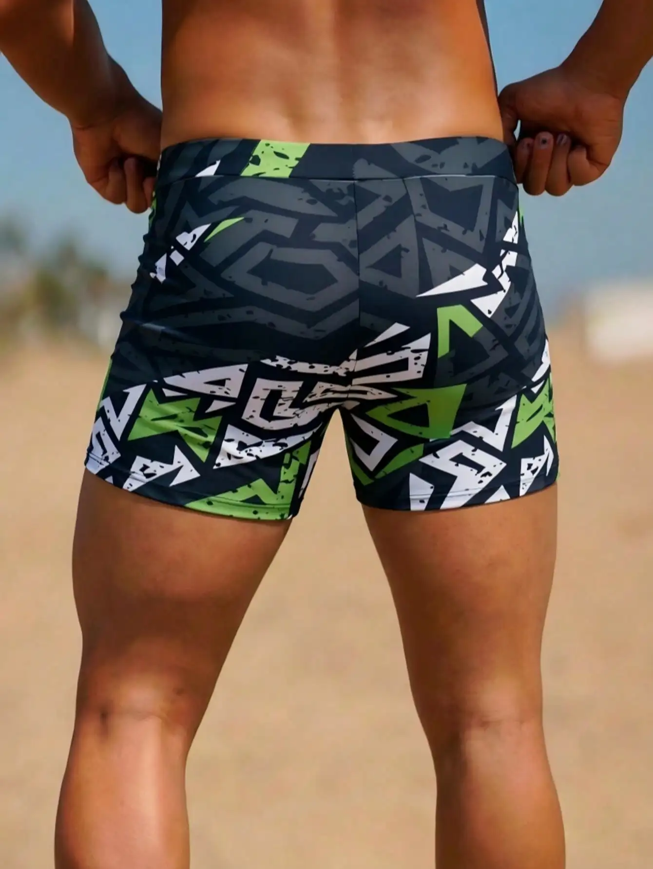 Men's Fashion Printed Pattern  - Bamboo Fiber Trunk incelemesi ve fiyatı