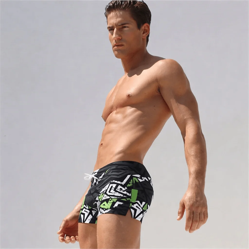 Men's Fashion Printed Pattern  - Bamboo Fiber Trunk incelemesi ve fiyatı