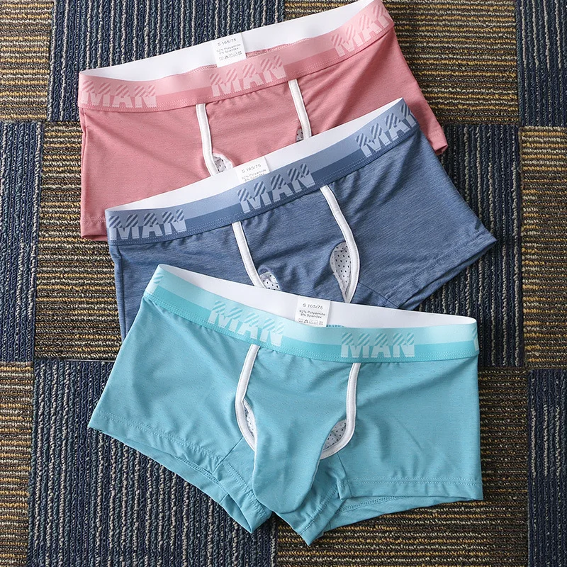 Men's Ice Silk Boxer Briefs, B - Mesh Sport Boxer incelemesi ve fiyatı