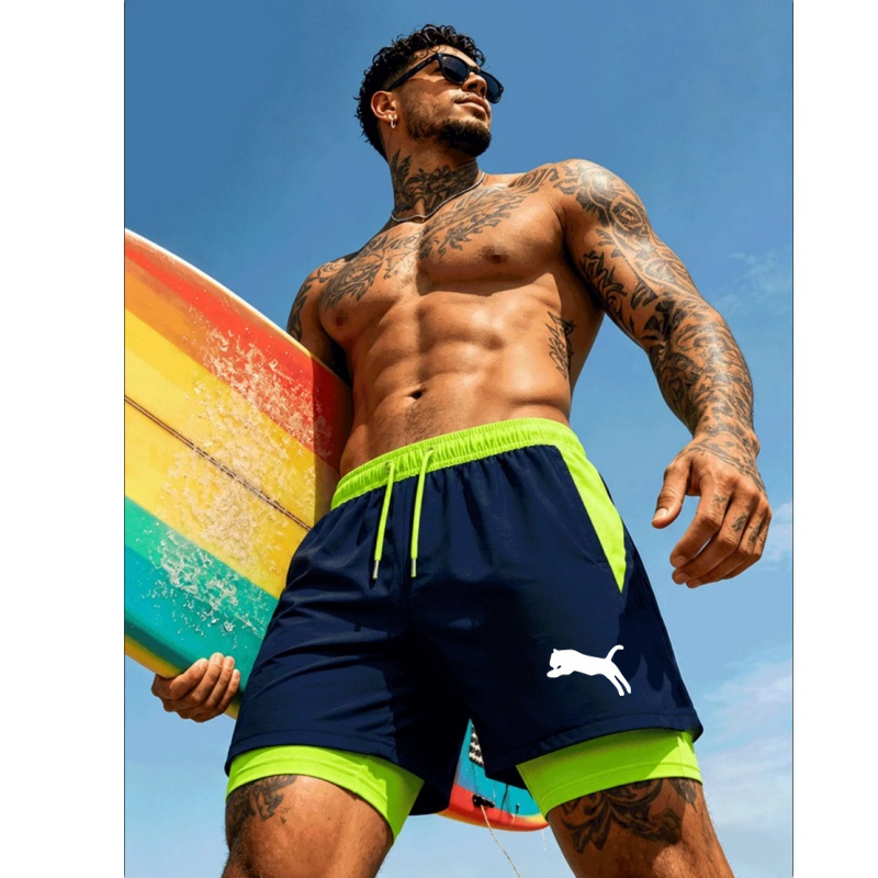 Men Running Cheetah Leopard Si - Compression Shorts Athletes incelemesi ve fiyatı
