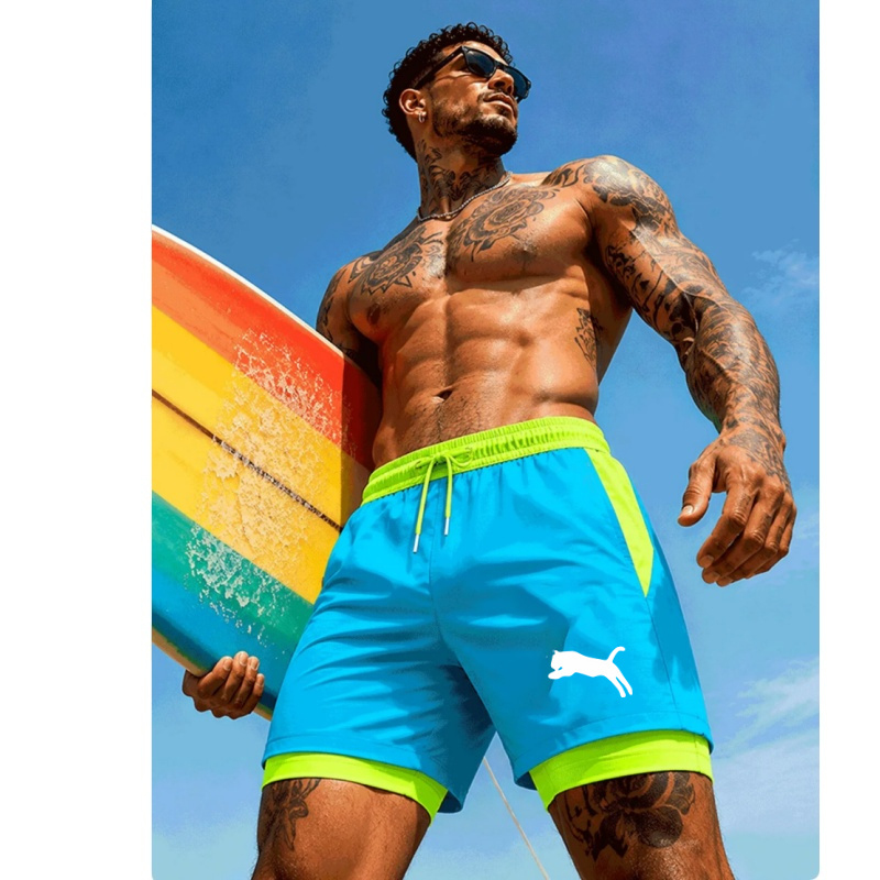 Men Running Cheetah Leopard Si - Compression Shorts Athletes incelemesi ve fiyatı