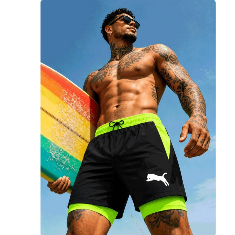 Men Running Cheetah Leopard Si - Compression Shorts Athletes incelemesi ve fiyatı