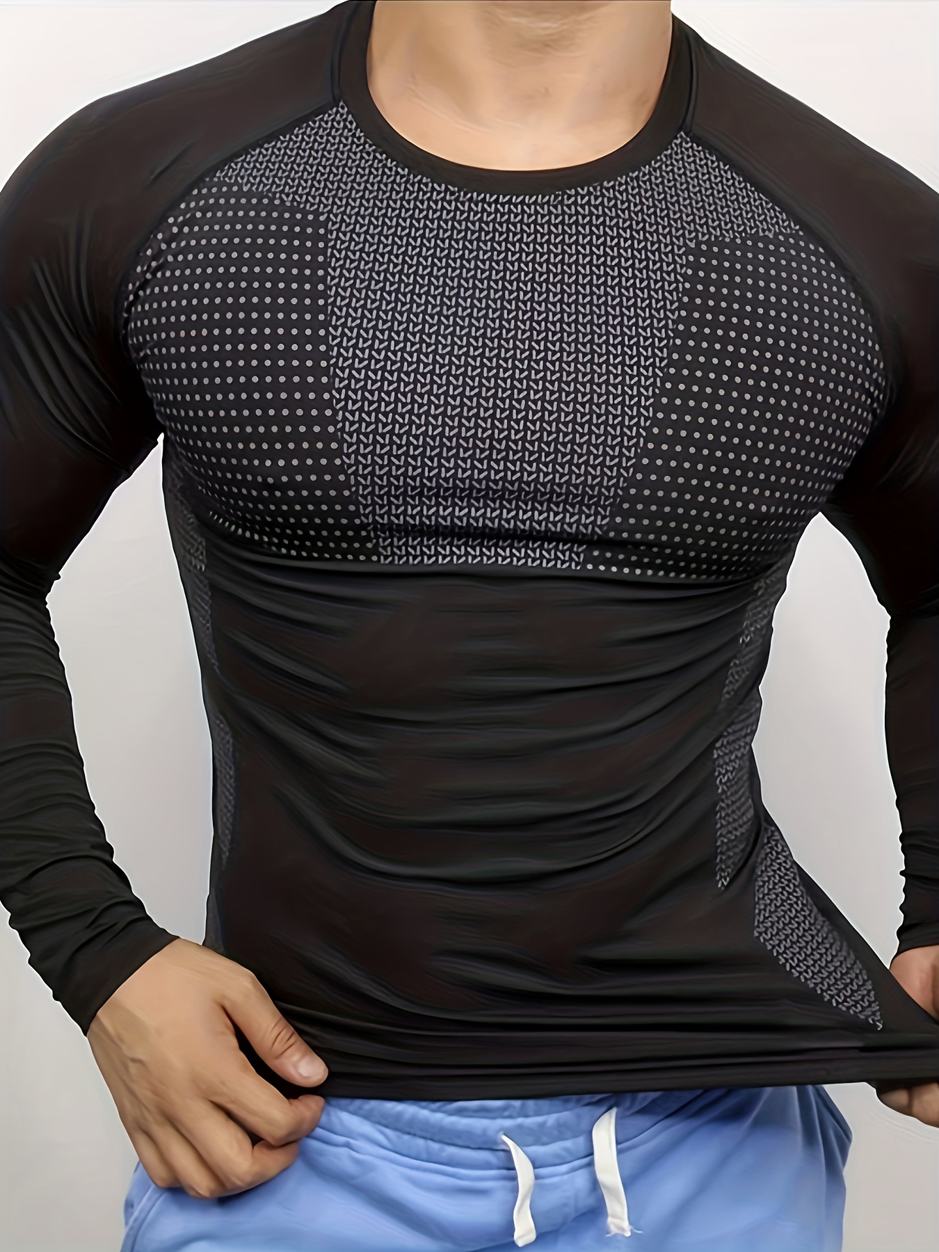 Men's autumn and winter thick  - T Shirt Tight Fit incelemesi ve fiyatı