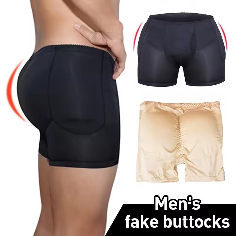 Men Padded Hip Enhancer Booty  - Boxer Brief Pack Cotton incelemesi ve fiyatı