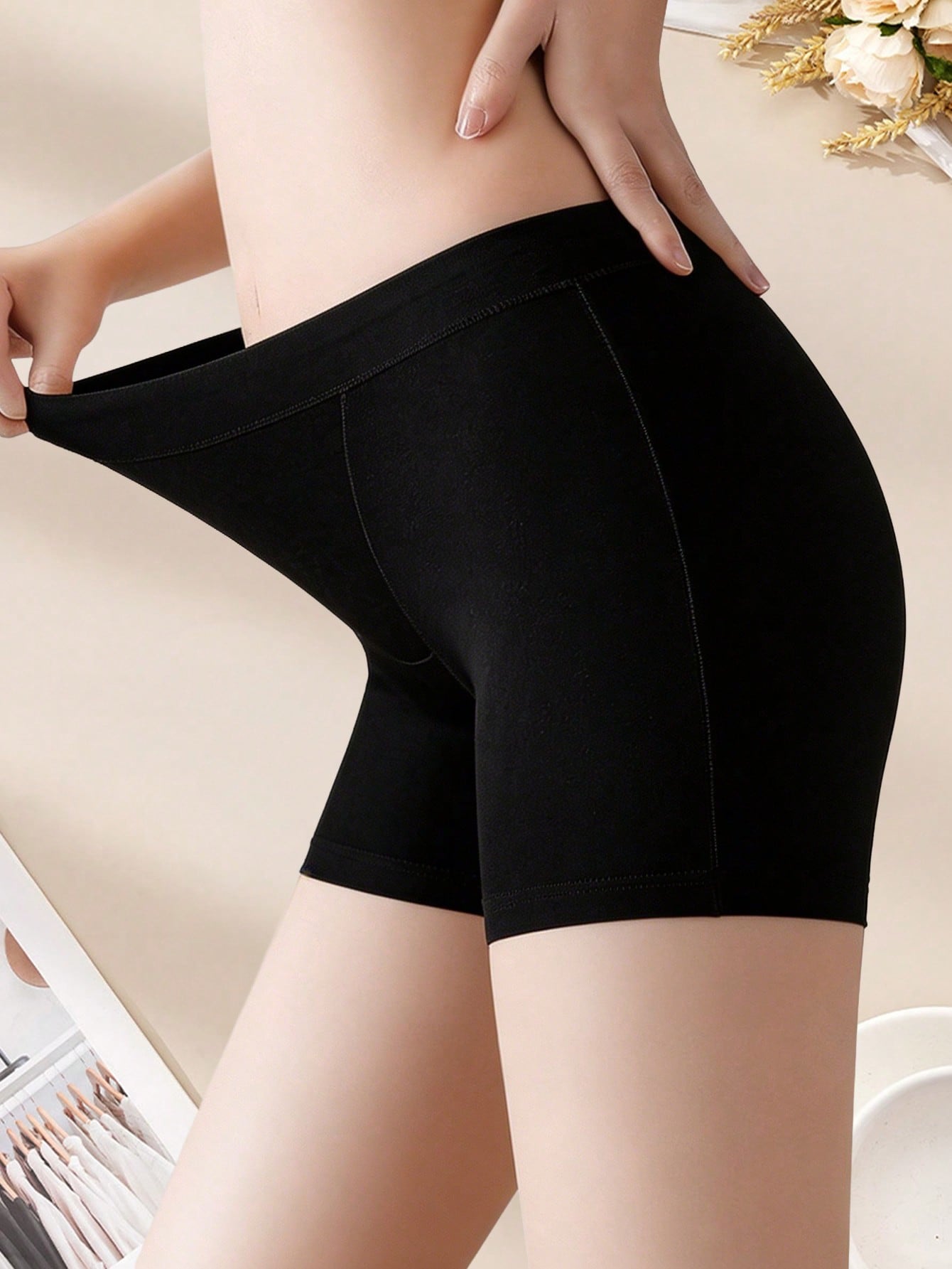2PCS Cotton Safety Women's Sho - Boxer Brief Pack Cotton incelemesi ve fiyatı