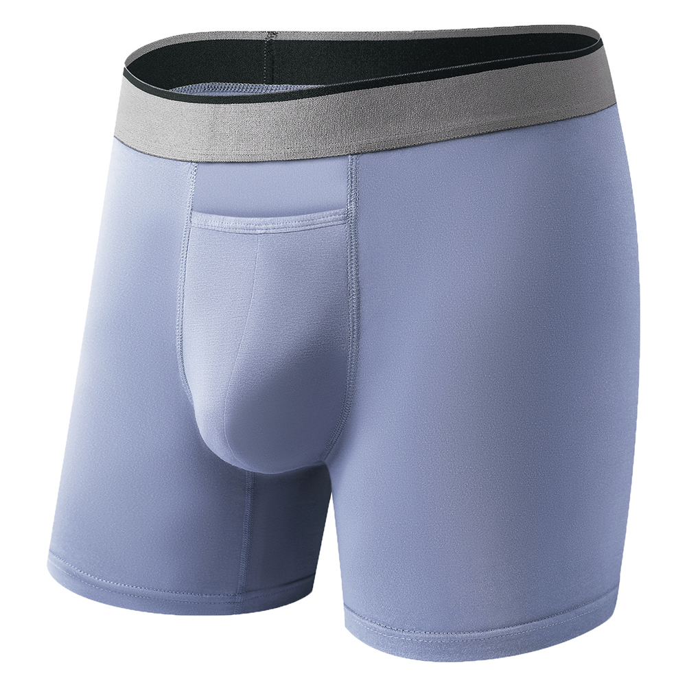 1pc Men Long Leg Shorts Soft U - Long Leg Trunk Men incelemesi ve fiyatı