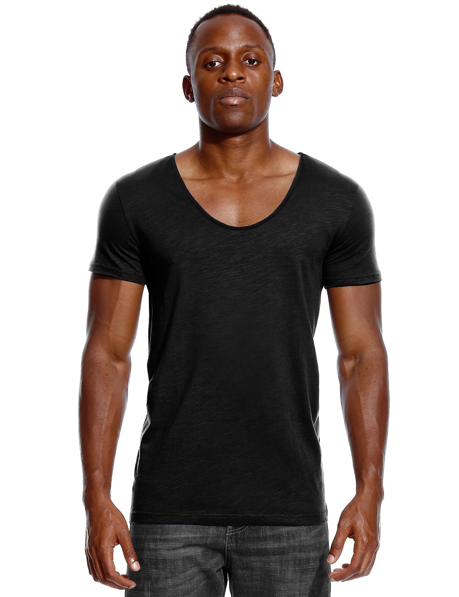 Scoop Neck T Shirt for Men Low - Undershirt Crew Neck incelemesi ve fiyatı