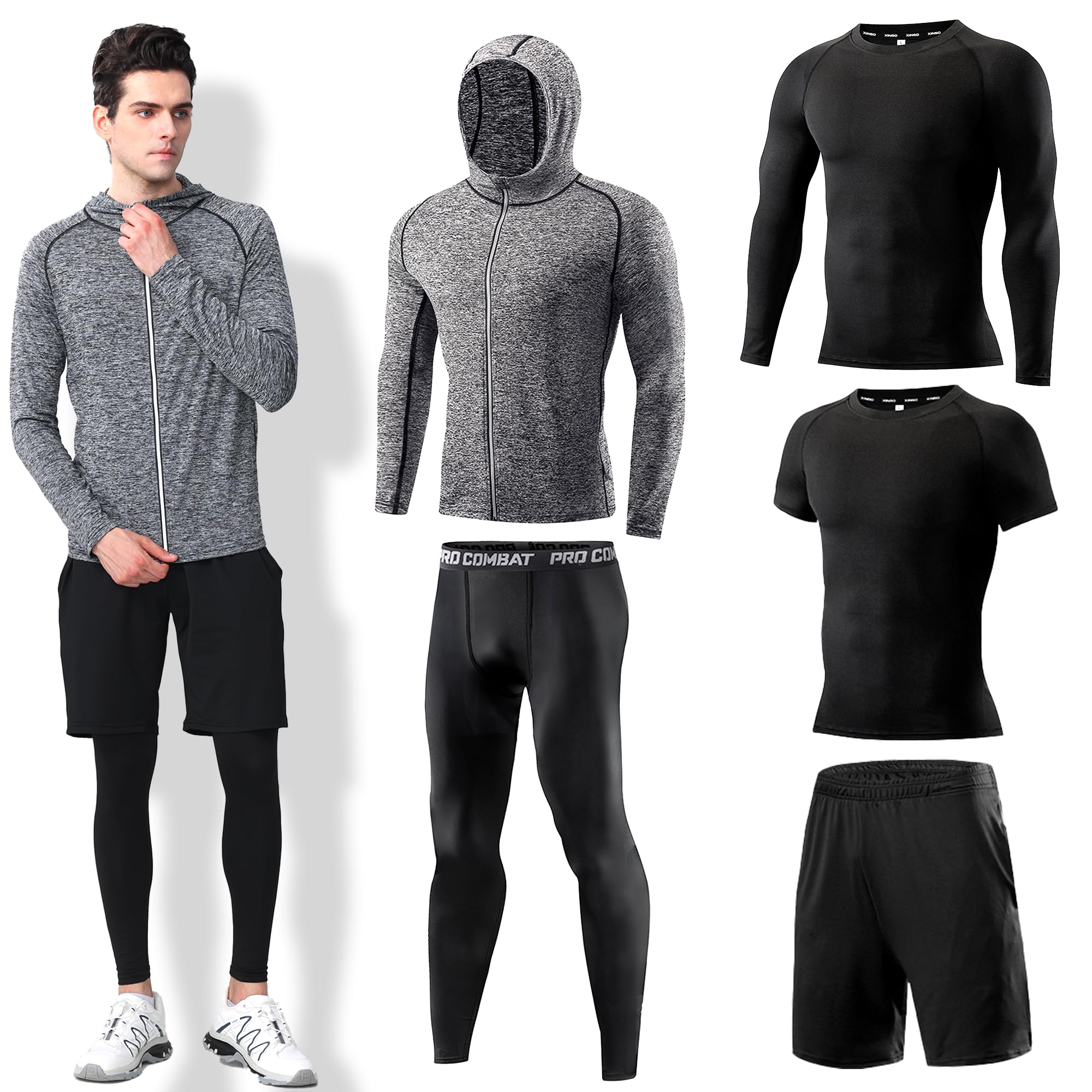ZOROLA 5Pcs Men's Compression  - Compression Long Pant incelemesi ve fiyatı