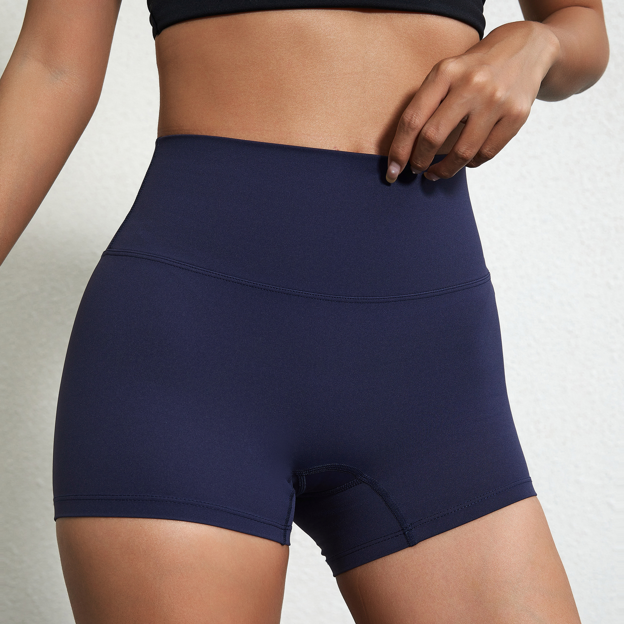 Sexy Solid Color High Waist Yo - Compression Shorts Athletes incelemesi ve fiyatı
