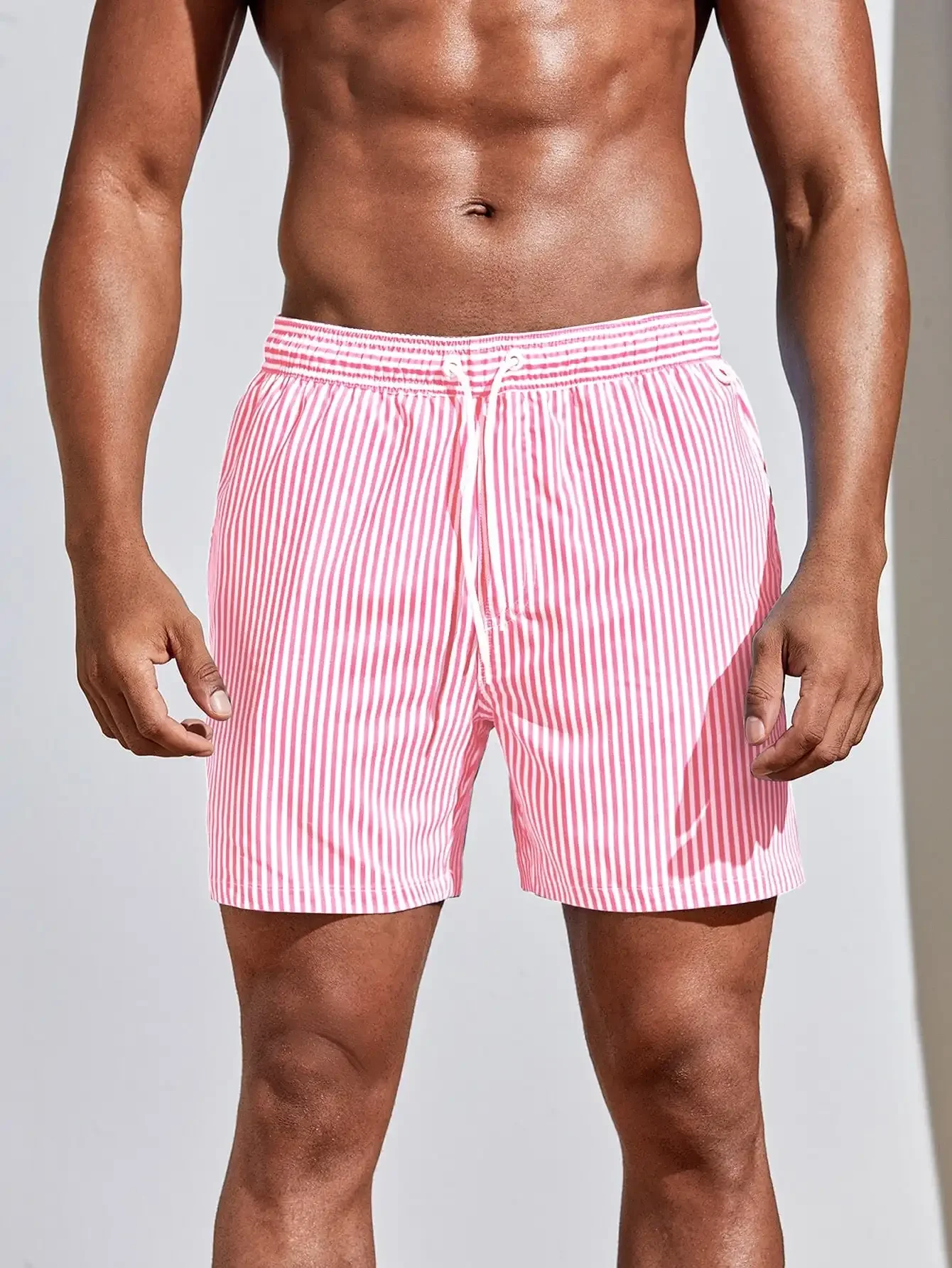 Men Vertical Striped Drawstrin - Bamboo Fiber Trunk incelemesi ve fiyatı