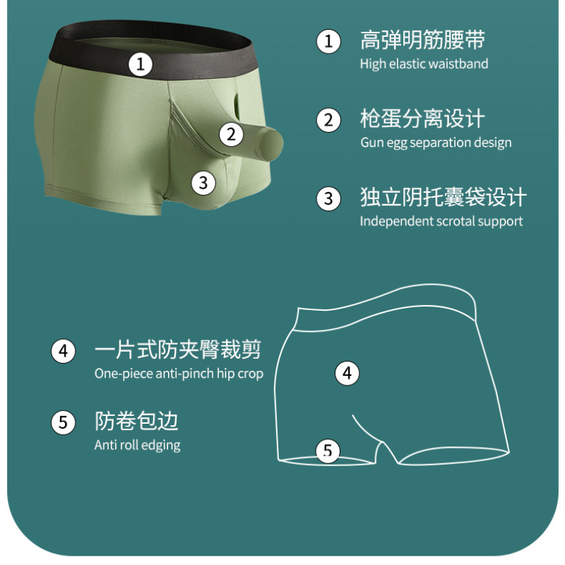 Bamboo Fiber Boxers Shorts Men - Bamboo Fiber Trunk incelemesi ve fiyatı