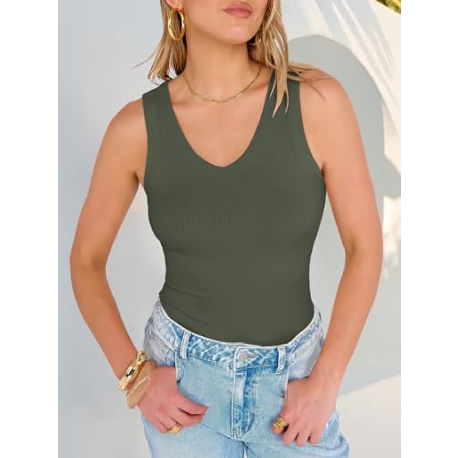 ANRABESS Tank Tops for Women V - Tank Top Ribbed incelemesi ve fiyatı