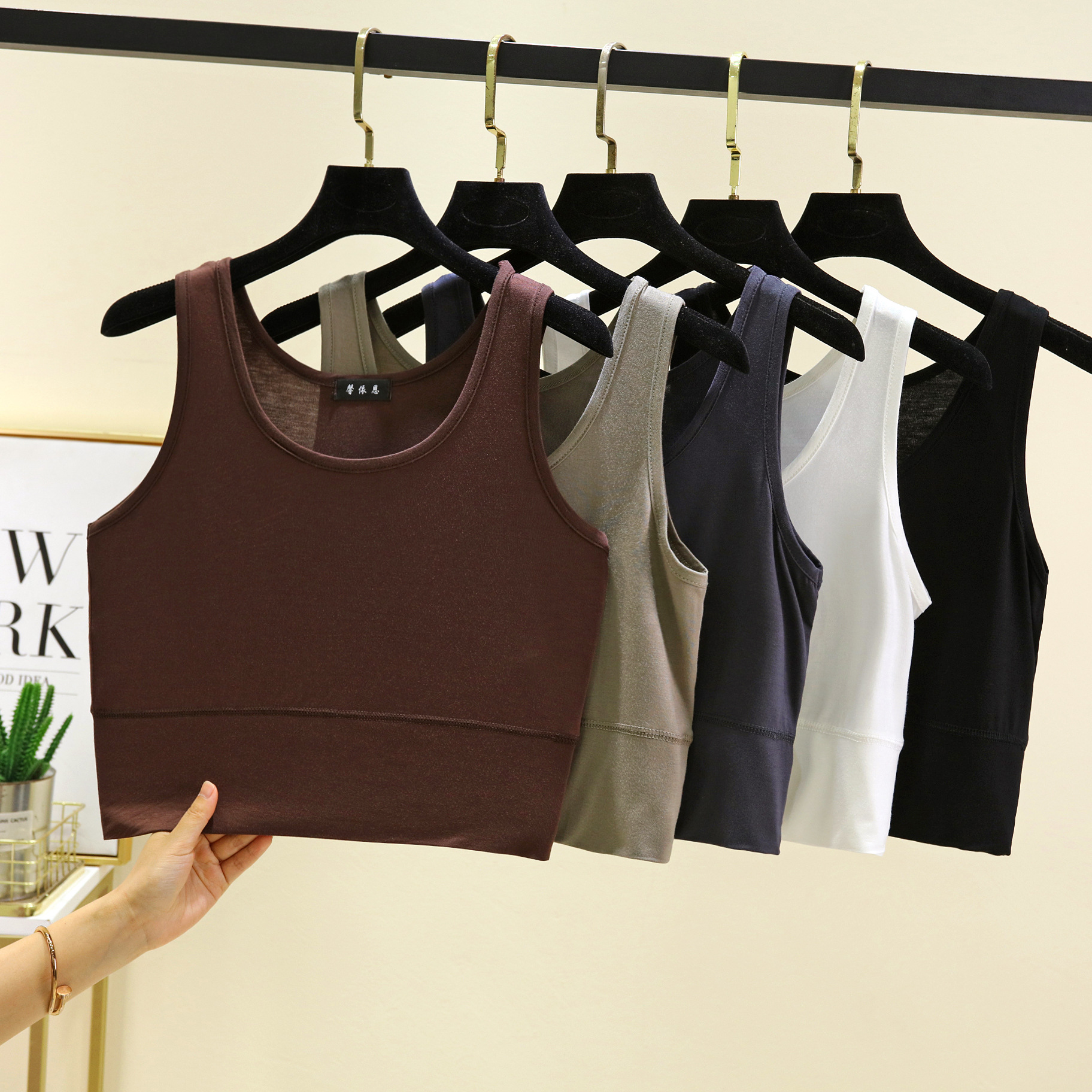Modal O Neck cropped top Elast - Sleeveless Undershirt incelemesi ve fiyatı