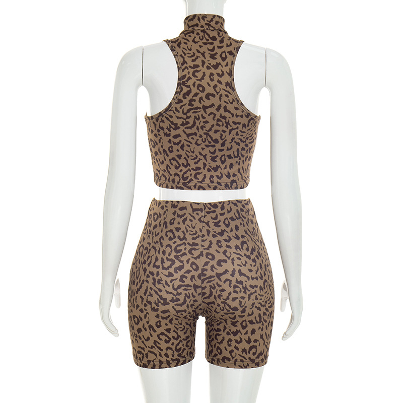 Ribbed Slim Leopard Print 2 Pi - Tank Top Ribbed incelemesi ve fiyatı
