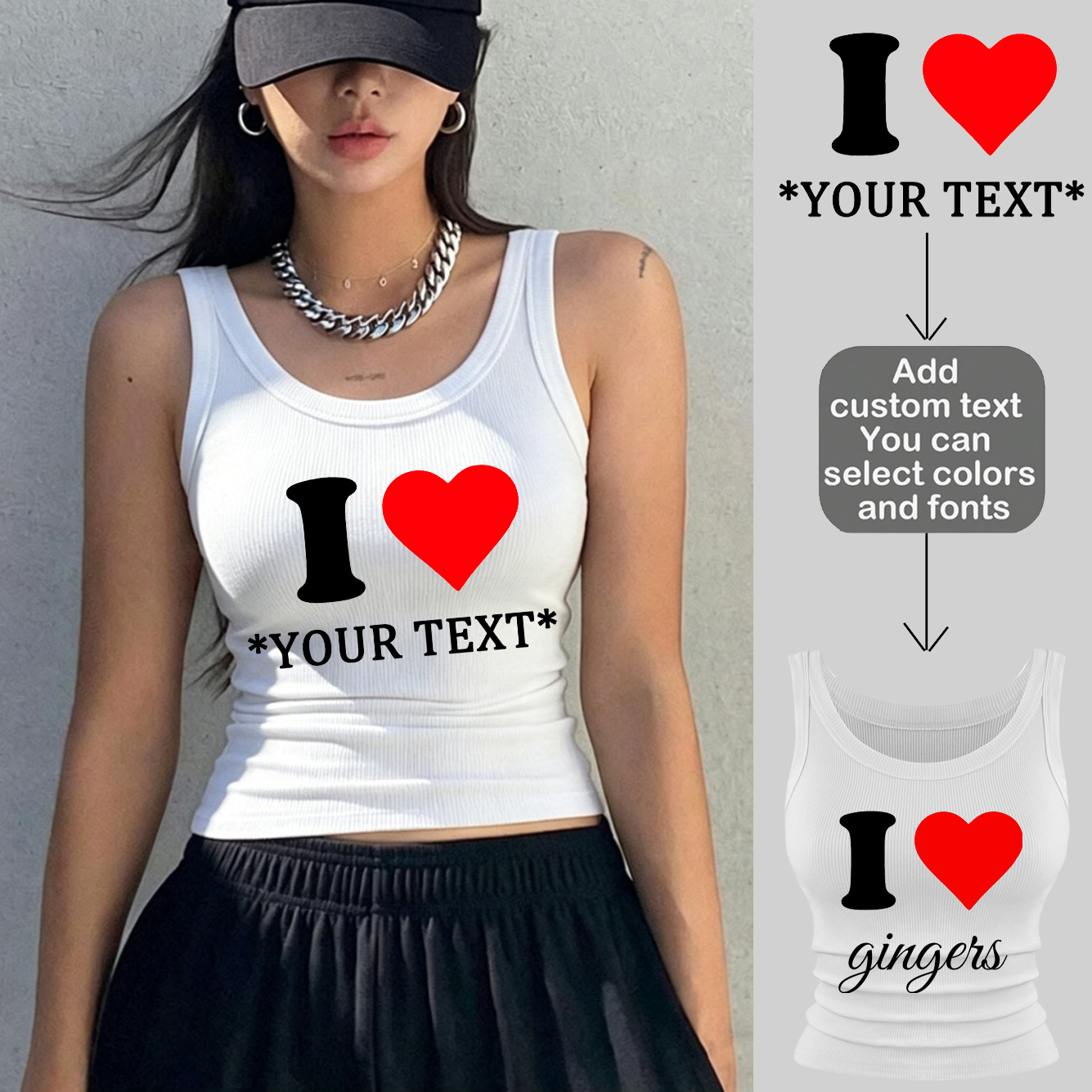 Personalization Custom Sleevel - Tank Top Ribbed incelemesi ve fiyatı