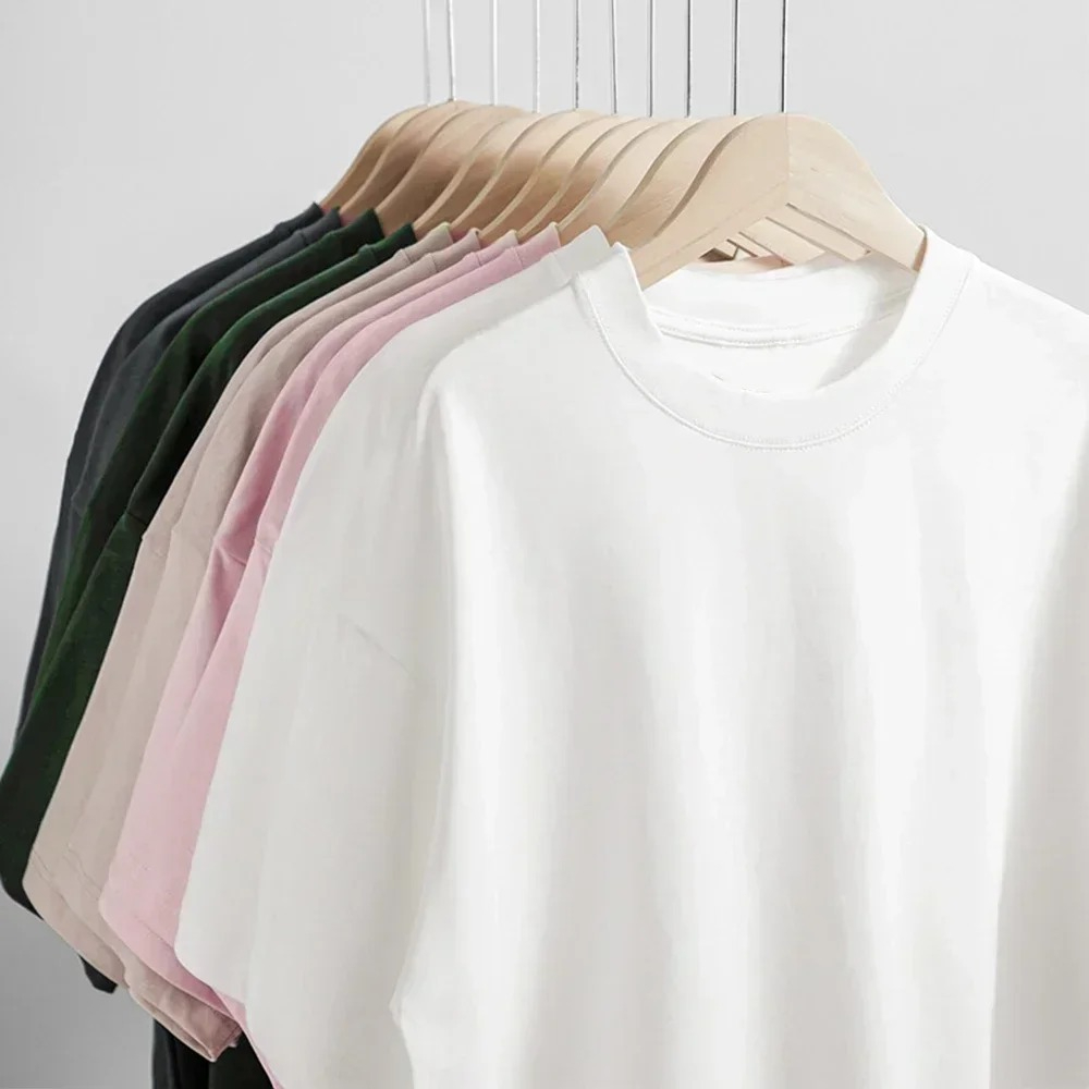 Black 450g Heavyweight Cotton  - Undershirt Crew Neck incelemesi ve fiyatı