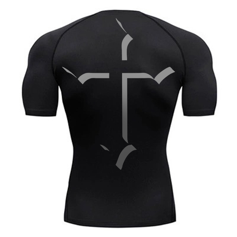 Cross Print Compression Shirt  - Base Layer Top incelemesi ve fiyatı