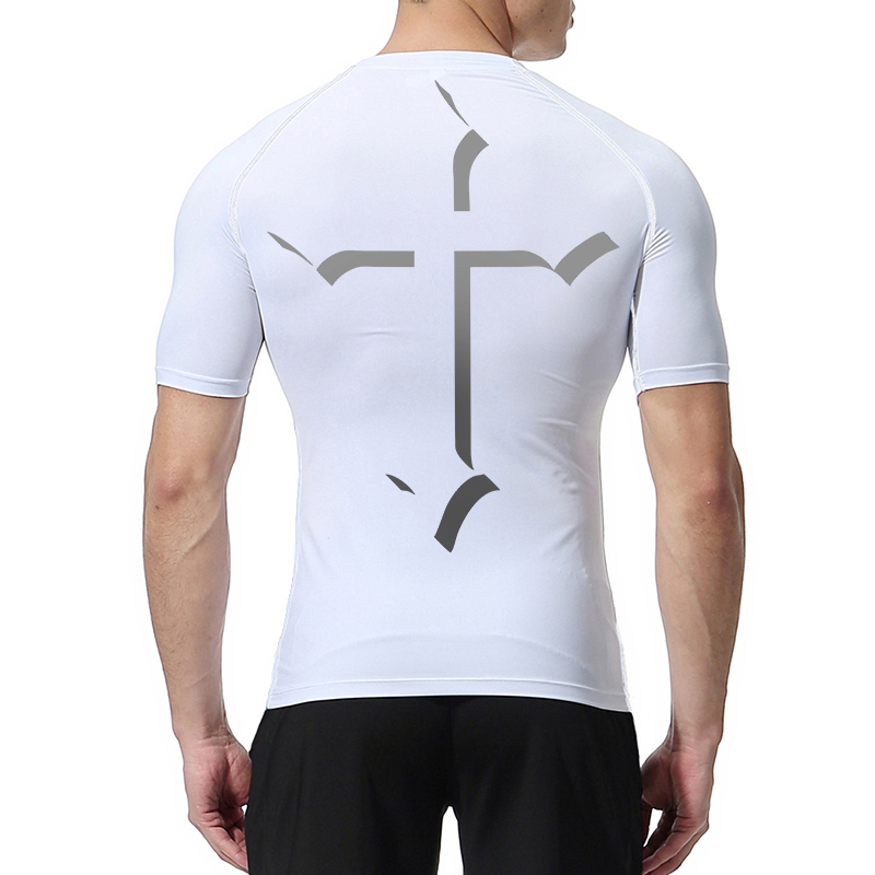 Cross Print Compression Shirt  - Base Layer Top incelemesi ve fiyatı