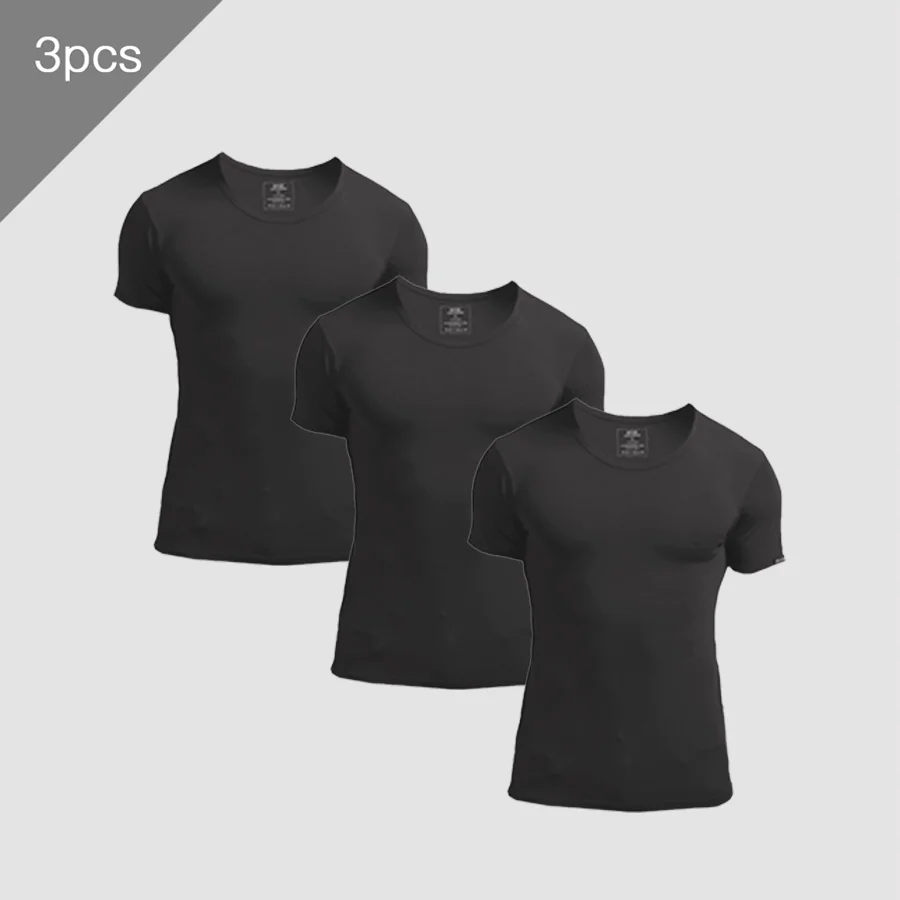 3PCS Men's Summer Short Sleeve - Undershirt Crew Neck incelemesi ve fiyatı