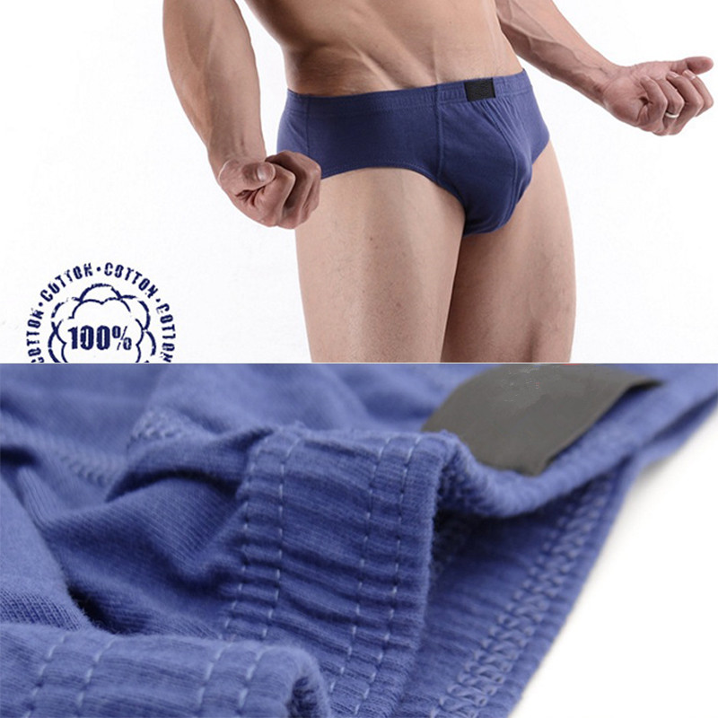 4 Pcs/Lot 100% Cotton Mens Bri - Multi Pack Underwear incelemesi ve fiyatı