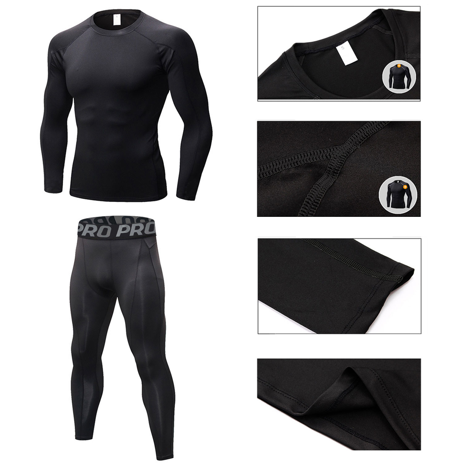 Mens Workout Compression Set P - Compression Long Pant incelemesi ve fiyatı