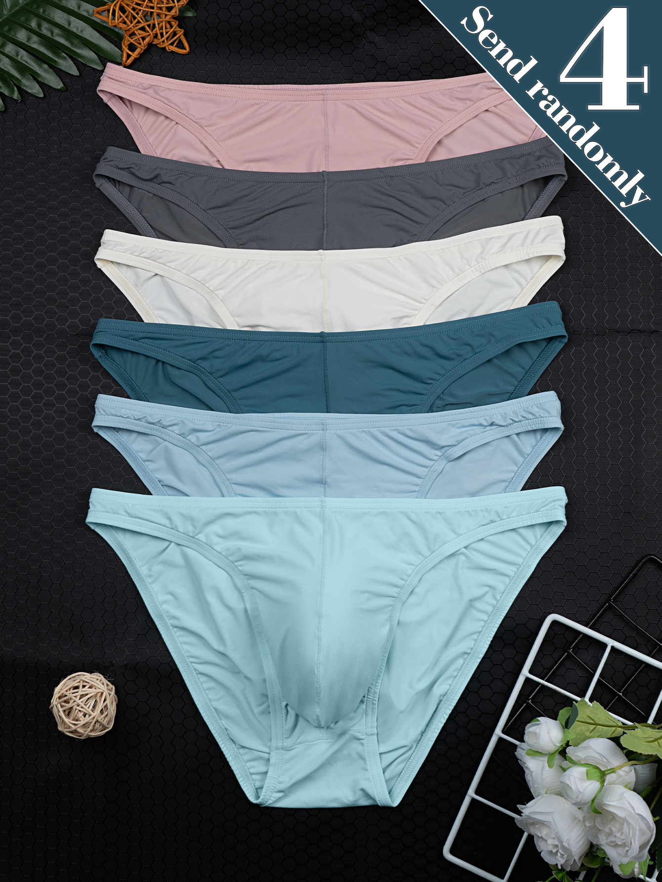 4-Pack Random Color Men's New  - Multi Pack Underwear incelemesi ve fiyatı