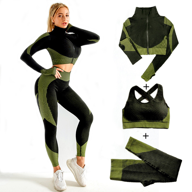 Women Seamless Yoga Sets 2Pcs/ - Compression Long Pant incelemesi ve fiyatı