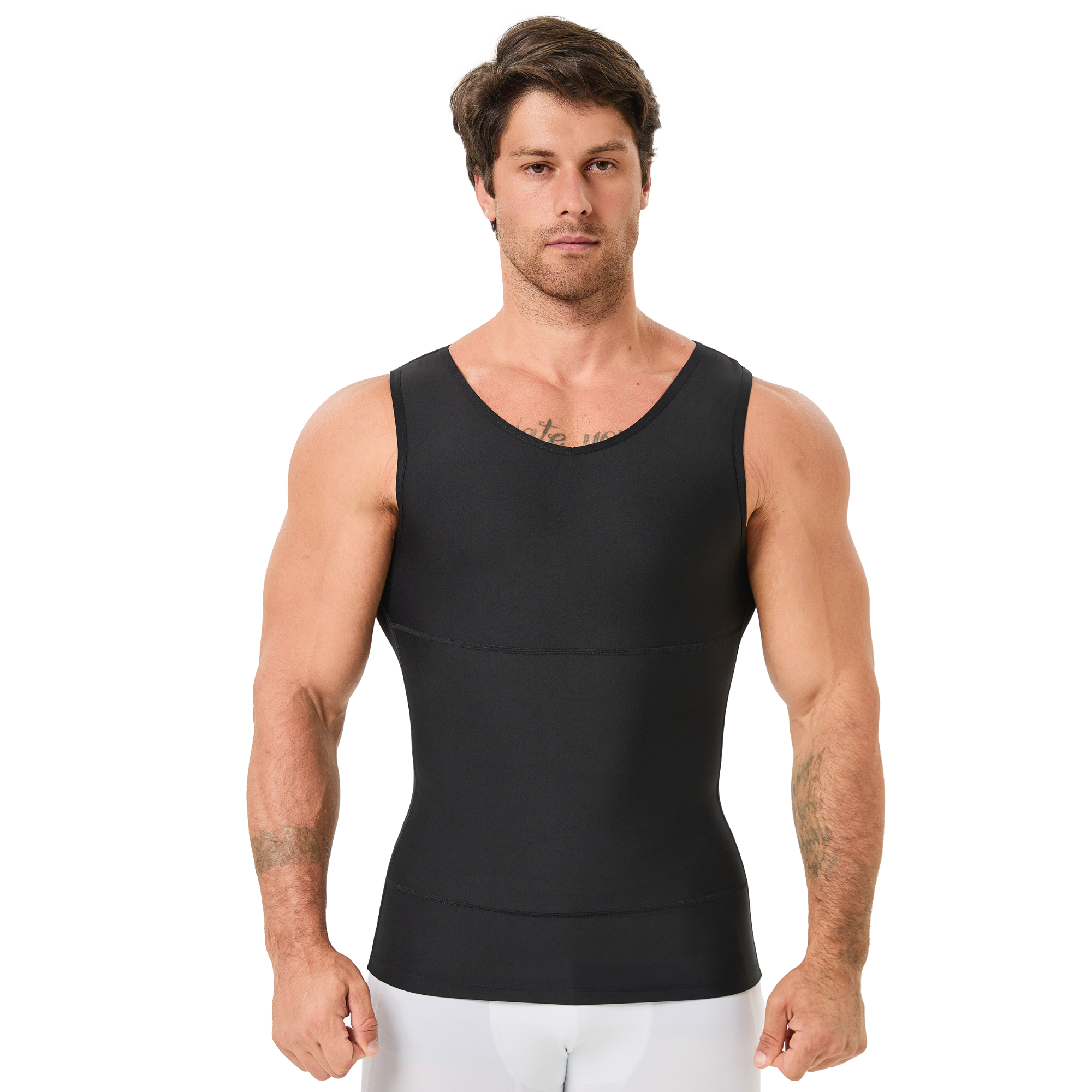 Men's V Neck Compression Shape - Undershirt Crew Neck incelemesi ve fiyatı