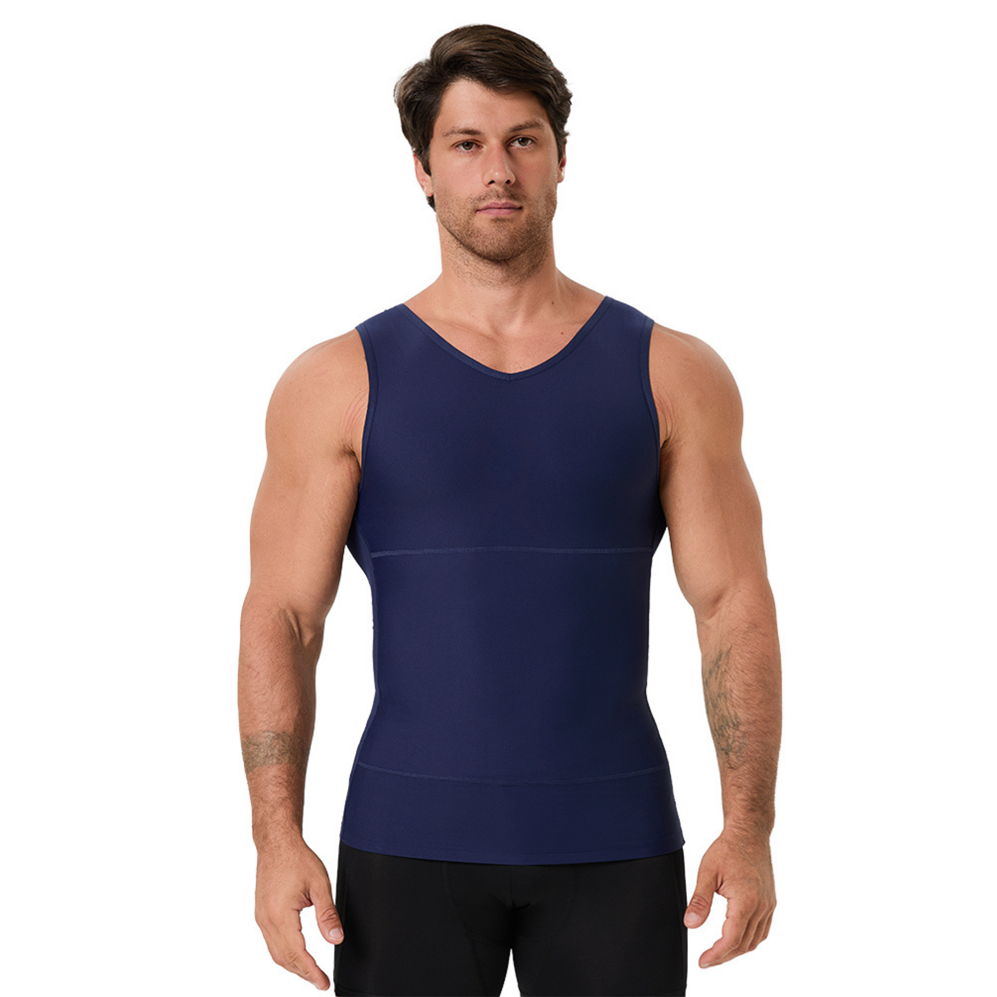 Men's V Neck Compression Shape - Undershirt Crew Neck incelemesi ve fiyatı