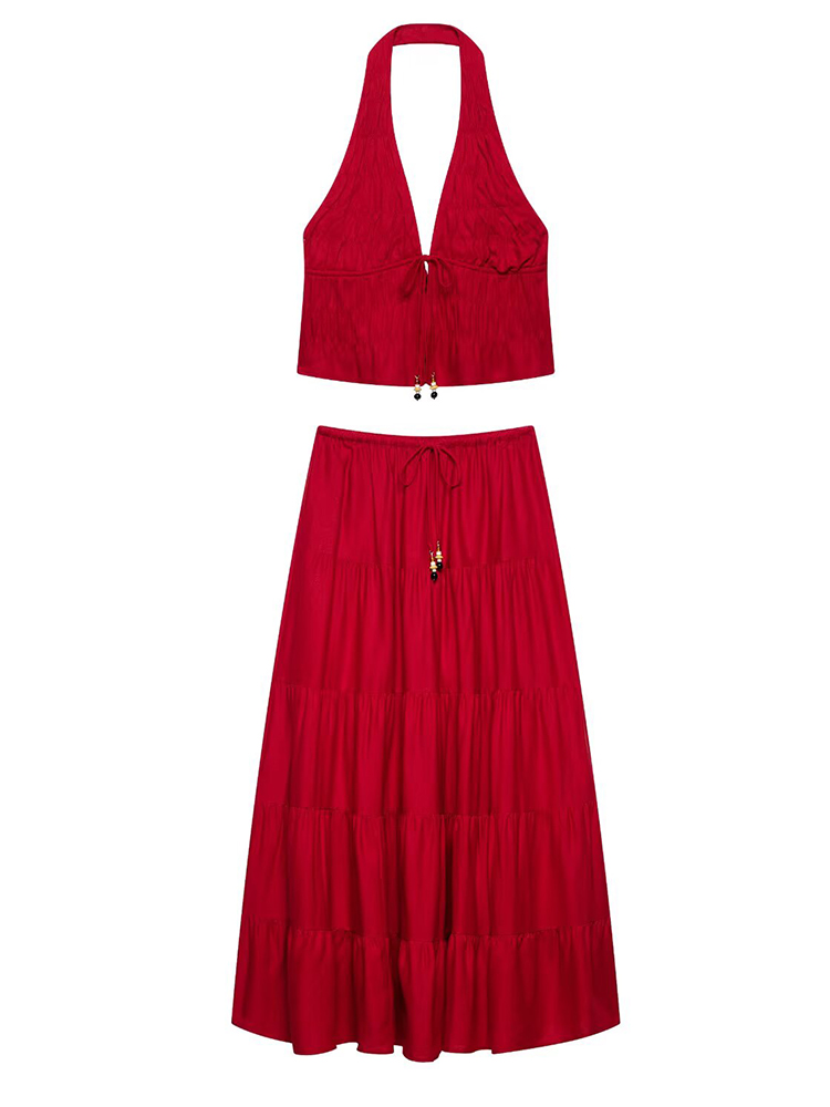 HH 2026 Summer Women's Red Hal - Suspender Tank Top incelemesi ve fiyatı