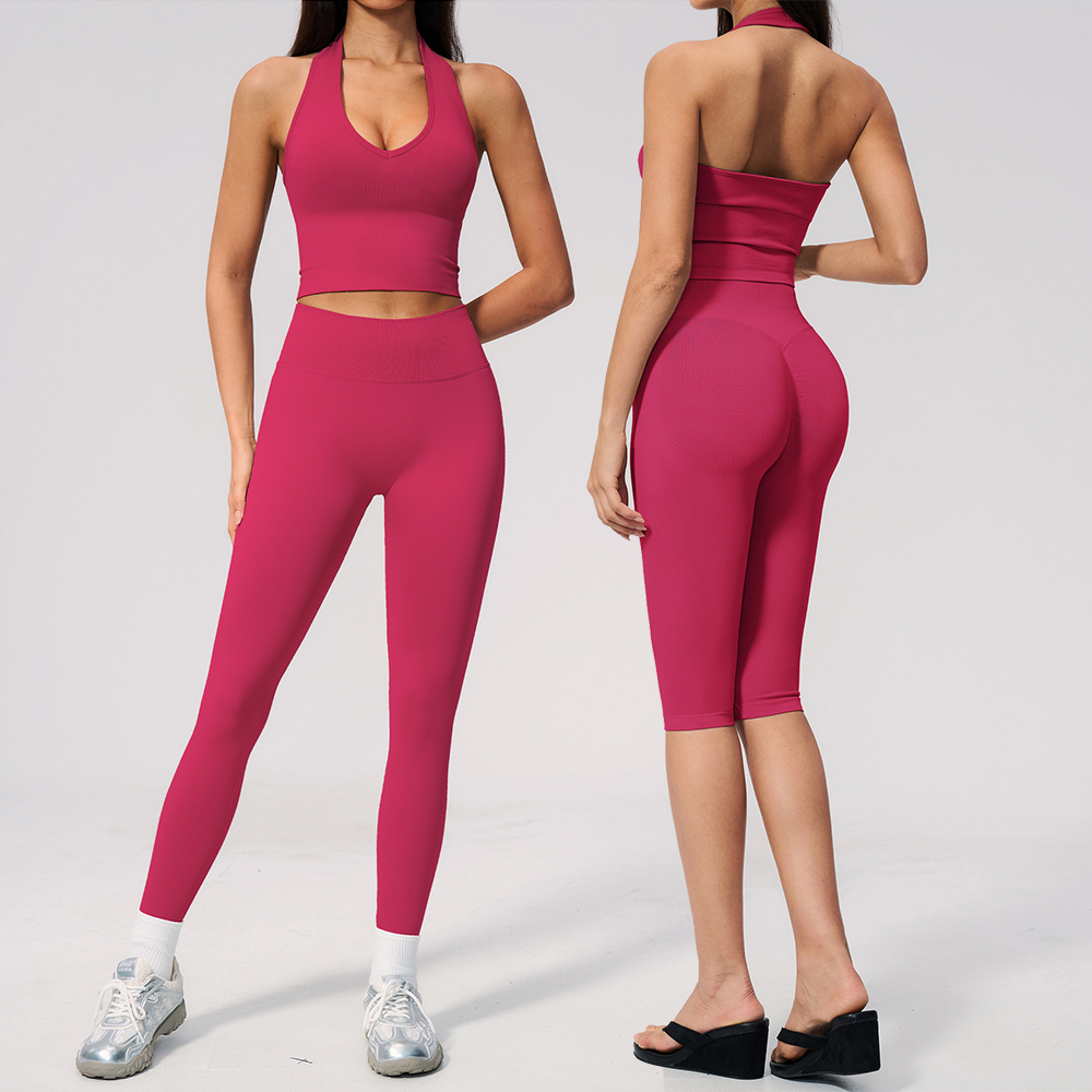 Seamless Yoga Suit 2PCS Women  - Compression Shorts Athletes incelemesi ve fiyatı