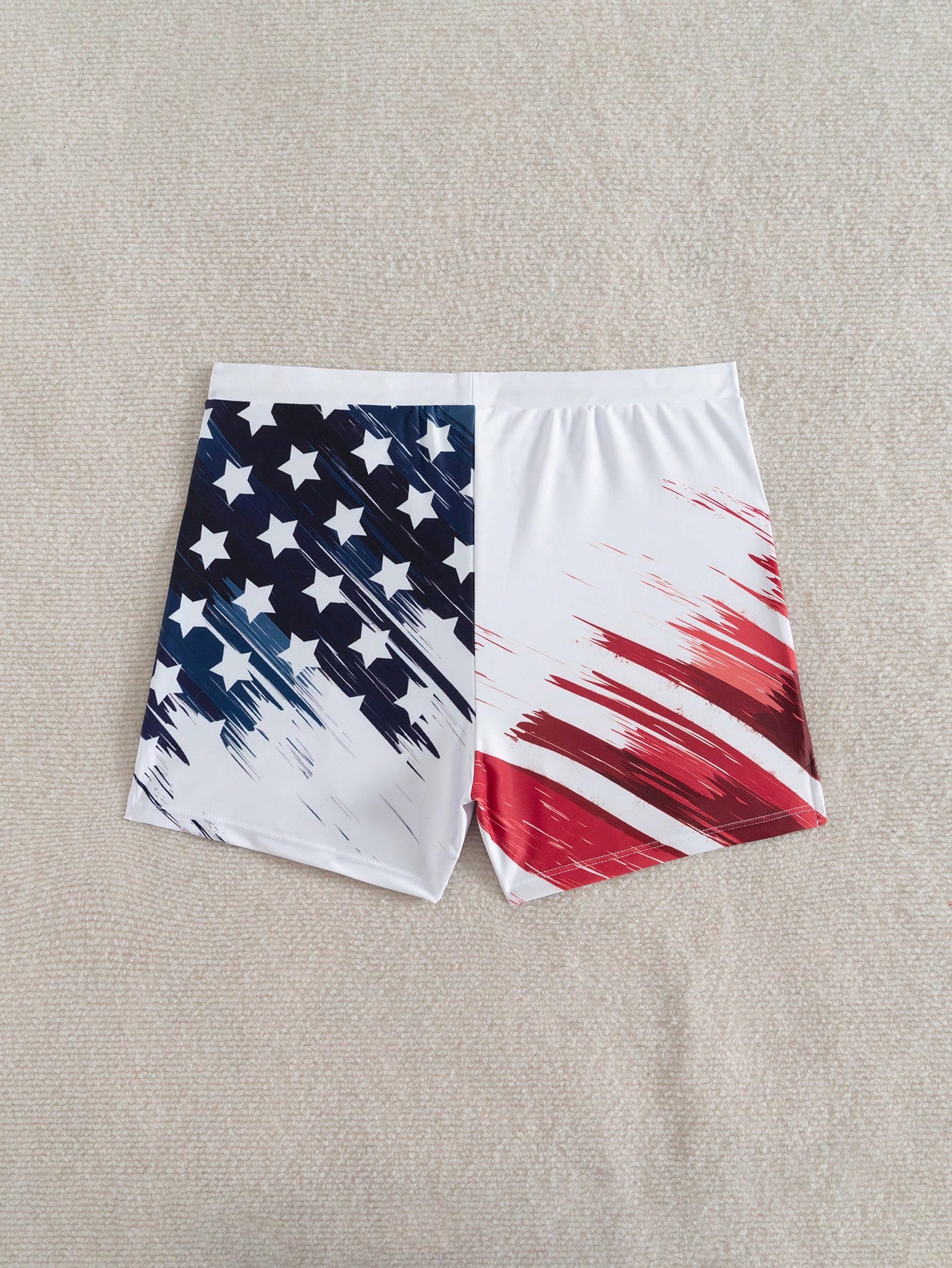Men's Casual Flag Printed Draw - Bamboo Fiber Trunk incelemesi ve fiyatı
